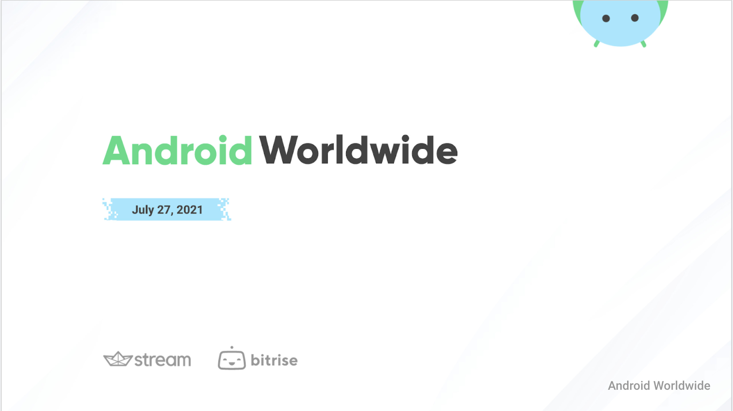Gabor Varadi talks about Simple stack hosted by sid patil at android worldwide july 2021
