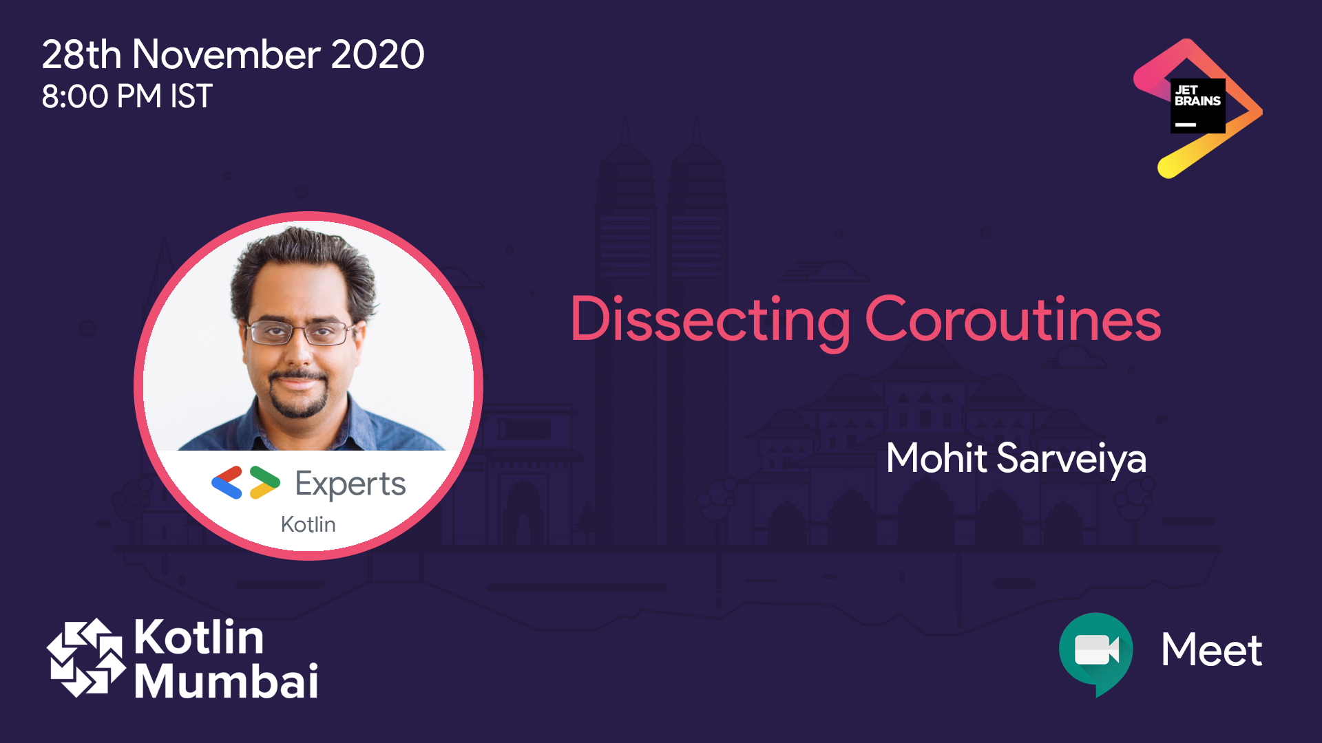 Mohit Sarveiya, GDE for Kotlin talks about selectors, channels and flows and dissects coroutines.