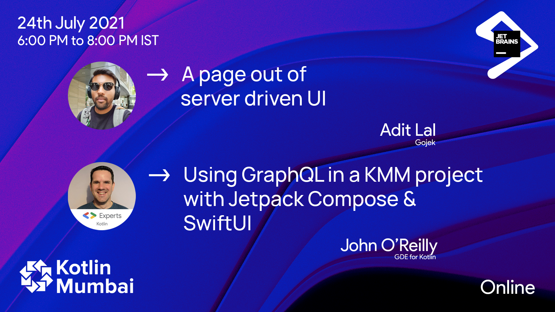 Build multiplatform projects with SwiftUI and compose and learn the art of server driven UI on Android with John Oreilly and Adit Lal
